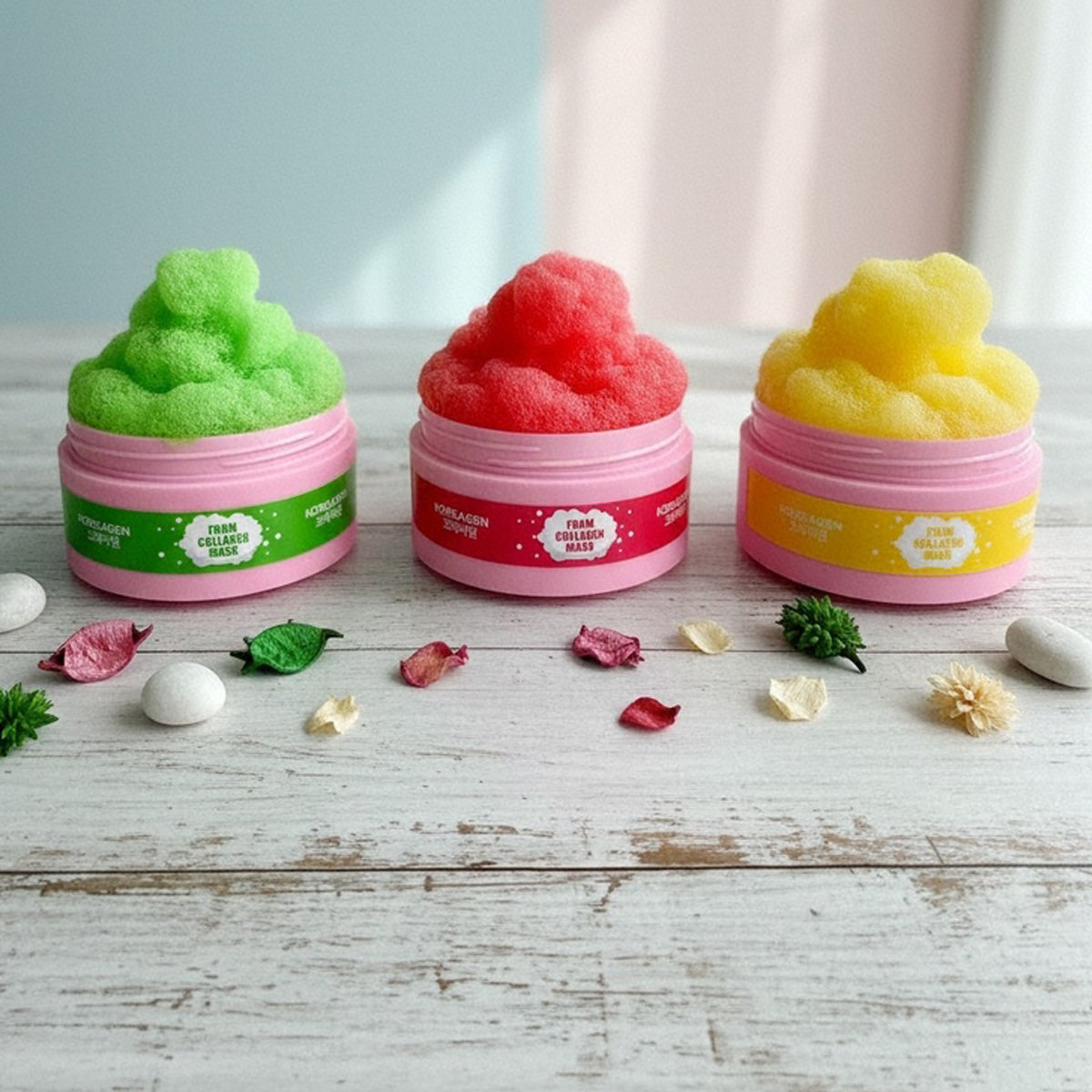 Kore Kolajen Köpük Maske